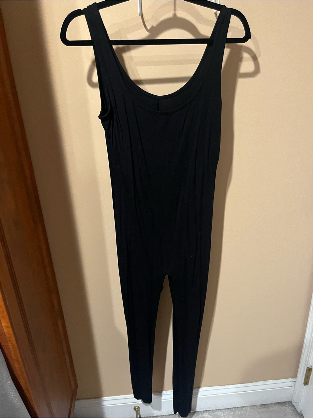 Black Sleeveless Jumpsuit - Classic Scoop Neck